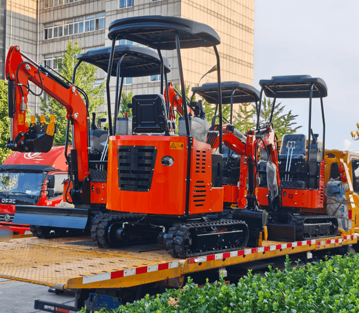 凱迪沃小挖機裝車發貨，為工程建設注入強勁動力！